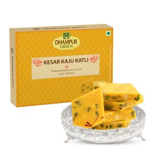 Dhampur Green Kesar Kaju Katli 400gm