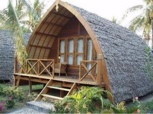 wooden portable huts