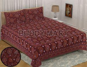 Majestic Katha Printed Double Bedsheet