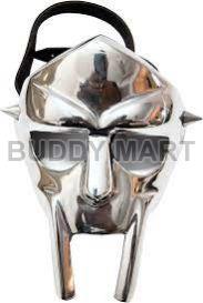 Silver Medieval MF Doom Gladiator Face Mask