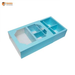 10.5x8.0x3.0 Inches Blue Hamper Box