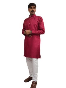 mens masakkali cotton silk kurta pyjama