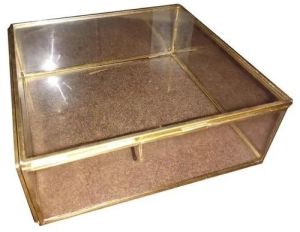 Rectangle Iron Glass Box