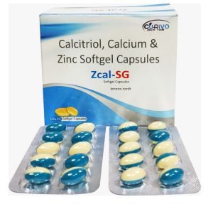 Calcium soft gelatin capsules