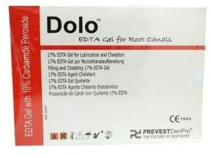 Prevest Dolo EDTA Gel Dental Root Canals Preperation Material 4x2 gm Syr