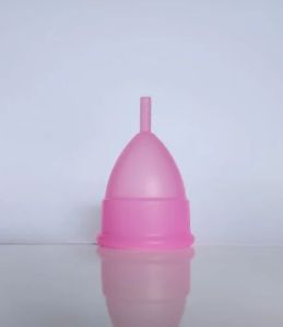 25ml Pink Silicone Menstrual Cup