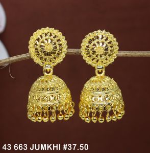 1 step Jhumka Earrings