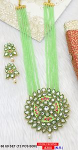 Kundan Meena Necklace