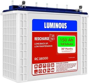 Luminous Red Charge RC 18000 Tubular Inverter Battery