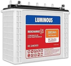 Luminous Red Charge RC 24000 Tubular Inverter Battery