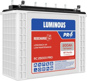Luminous Red Charge RC 25000 Pro Tubular Inverter Battery