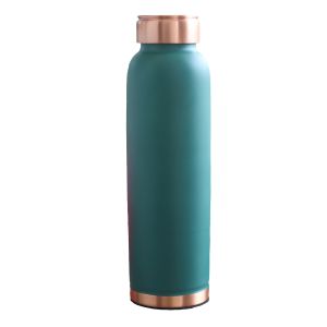 green 900ml copper water bottle