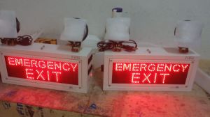 Emergency Exit Light Sign