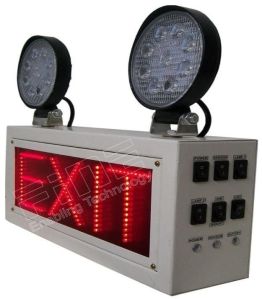 Emergency Exit Light Sign