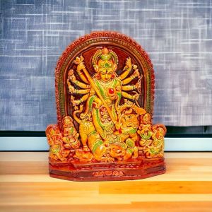 handcrafted terracotta durga