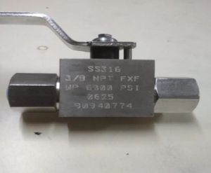 High Pressure Hydraulic Ball Valve