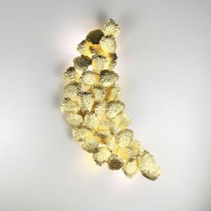 Floraml Textured Leaf Wall Lamp