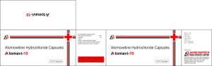 Atomoxetine Hcl 10/ 18 /25 /40 MG Capsules