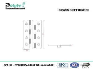 Brass Butt Hinges