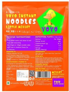 Yoyo Little Millet Noodles 165gm