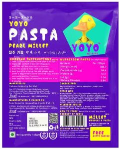 Yoyo Pearl Millet Pasta 165gm