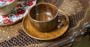 Wooden Tea Cup