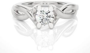 Silver Diamond Ring