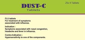 Dust-C Paracetamol Tablets