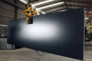 Leather Black Granite