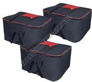 3 Pcs Combo Black Nylon Wardrobe Storage Bag