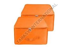 2 Pcs Combo Orange Nylon Wardrobe Storage Bag