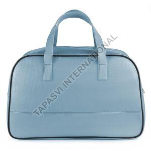 Rexine Light Blue Travel Bag