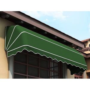Curved Retractable Window Awning
