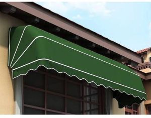 Curved Retractable Window Awning