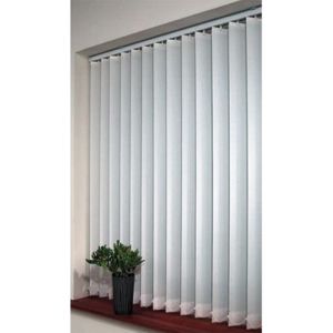 White PVC Vertical Window Blinds