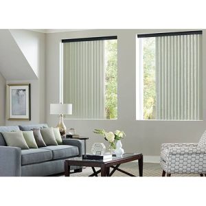 White PVC Window Vertical Blinds
