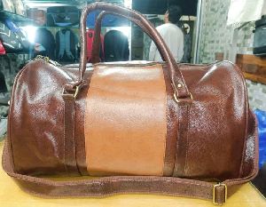 516 Rexine Leather Duffle Bag