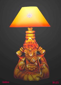 terracotta lamp