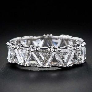 Lab Grown Couple Band Diamond Ring