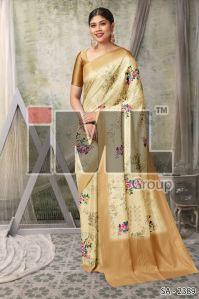 Oxford Multicolour Digital Print Sarees