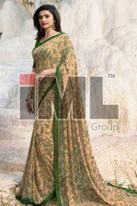 Digital Printed Fancy Georgette Sarees