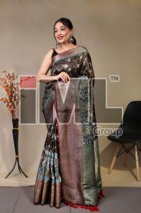 Digital Printed Kanchipuram Sarees