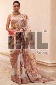 Digital Printed Polyester Sarees