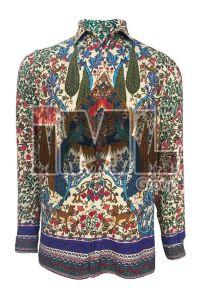 Mens Multicolor Printed Shirt