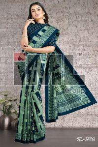 Printed Silk Tunic Sarees