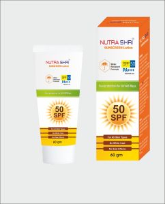 Nutrashri SPF-50 Sunscreen Lotion with Vitamin C