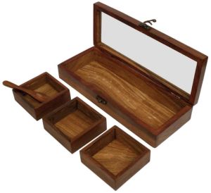 Wooden Spice Box