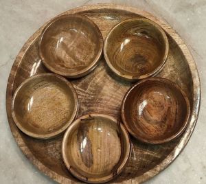 Wooden Thali Set