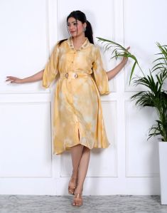 ladies silk dress