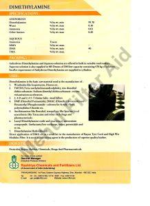 Liquid Dimethylamine Chemical